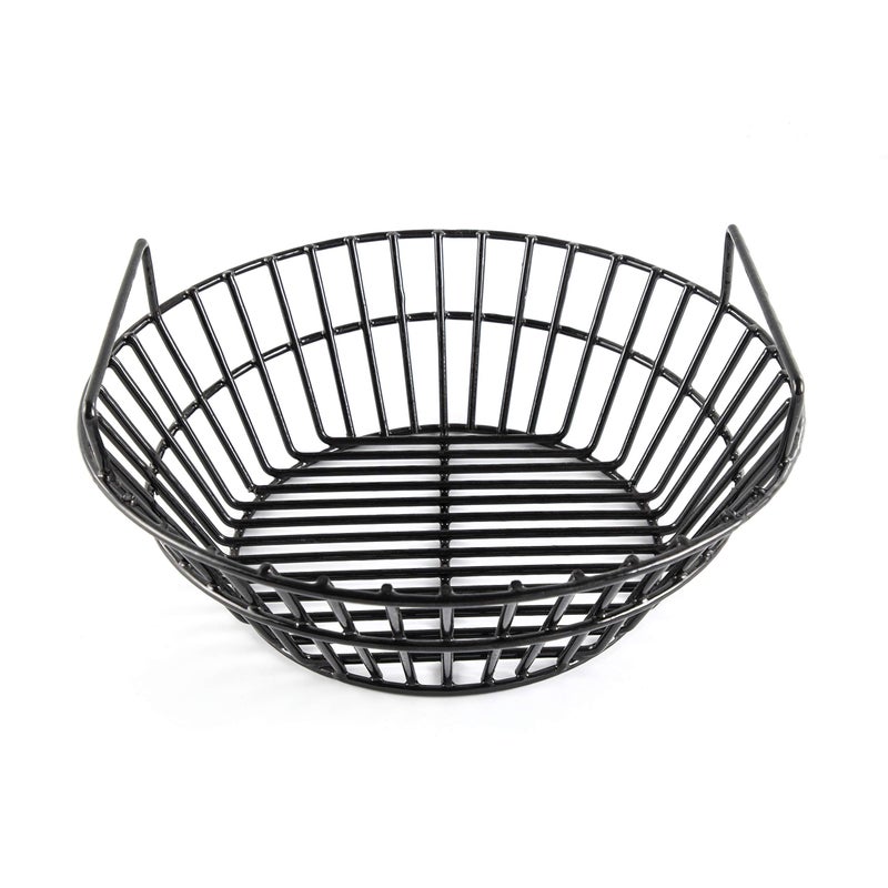 DELSbbq Porcelain Steel Charcoal Ash Basket Fits for Large Big Green Egg Grill, Kamado Joe Classic, Pit Boss, Louisiana Grills, Primo Kamado Grill and Large Grill Dome - Image 4